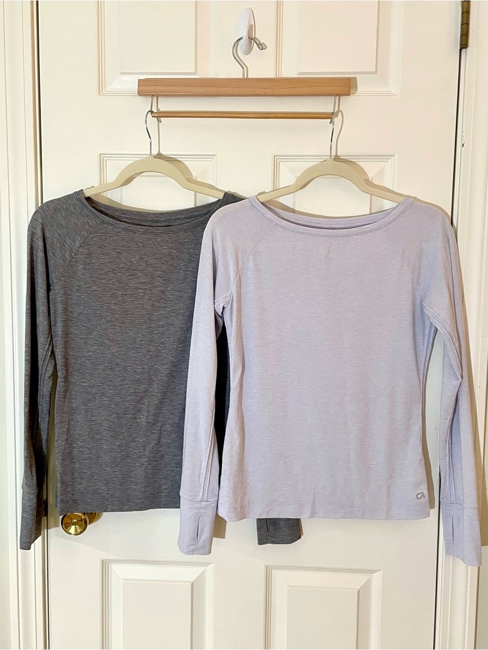 Gap Fit Breathe Boatneck Long Sleeve T-Shirts - Set of 2